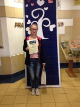 Oliwia Kląskała otrzymała wyróżnienie w ogólnopolskim konkursie "Matematyka - Lubię to!"