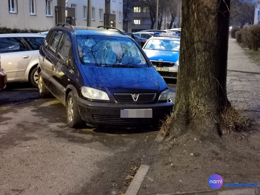 Wypadek na ulicy Jesionowej we Włocławku