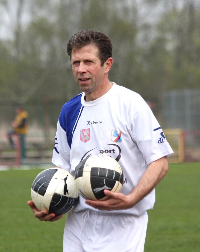 Grzegorz Lewandowski, grający trener MKS Sławy Sławno