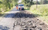 Powiat górowski. Ktoś zniszczył drogę między Sądowlem a Wierzowicami Wielkimi. Policja szuka sprawcy [ZDJĘCIA]