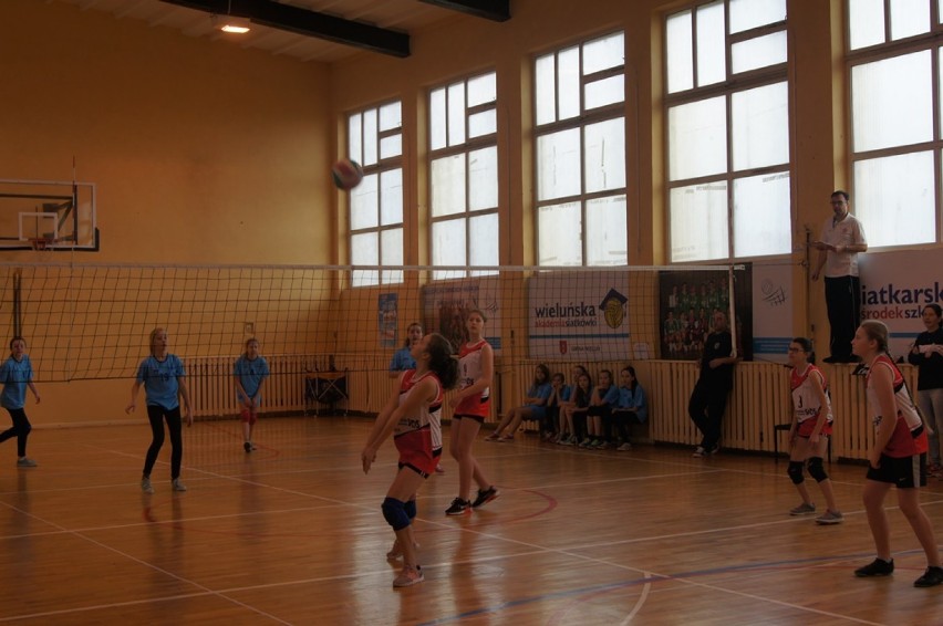 Mistrzostwa rejonu sieradzkiego w mini-siatkówce dziewcząt w Wieluniu