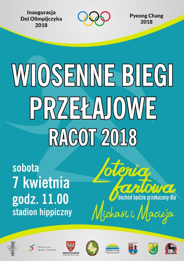 SKS "Jantar" Racot zaprasza na "Wiosenne biegi przełajowe".