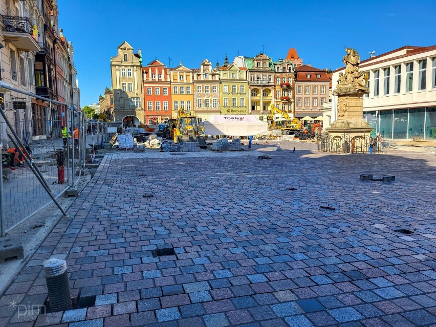Wielki remont Starego Rynku w Poznaniu powoli zbliża się do...