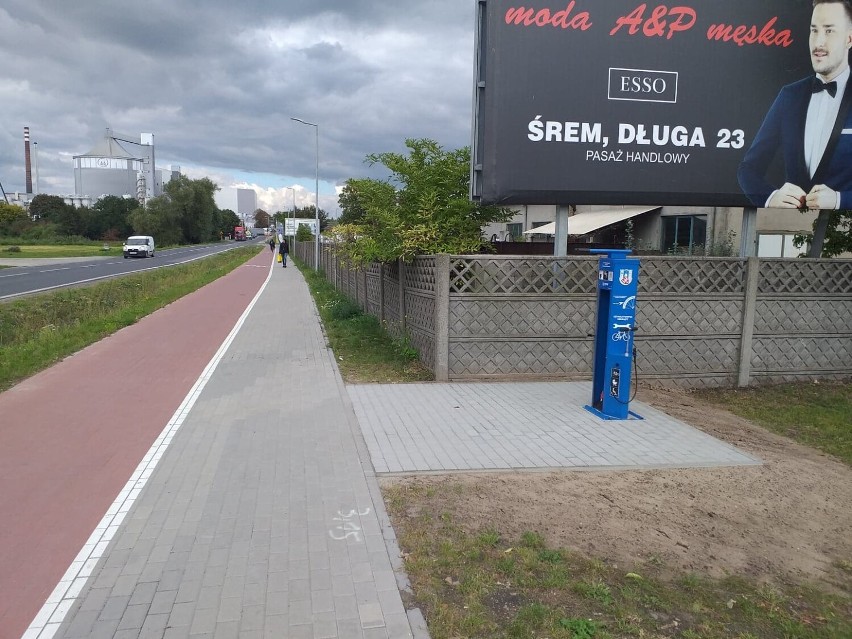 Nowe stacje do naprawy rowerów w gminie Środa. ZGK pyta mieszkańców, gdzie powinny pojawić się kolejne?