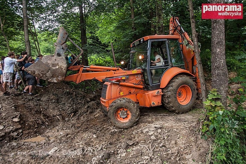 Wejście do sztolni Riese w Jugowicach Górnych na terenie...