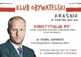 Kraśnik: Klub Obywatelski zainauguruje działalność. Będzie posłanka Mucha i poseł Wilk