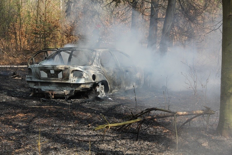 Syców: Napad na jubilera, pożar auta w lesie