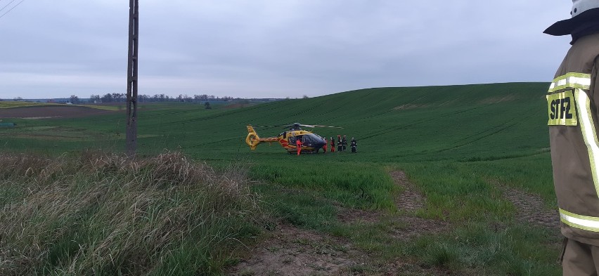 Dwie osoby wskutek wypadku doznały ciężkich obrażeń. Jedna z...