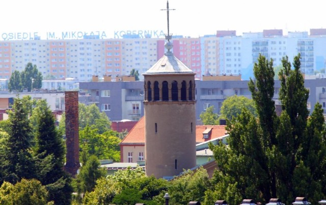 Poznań z dachu hotelu Mercure