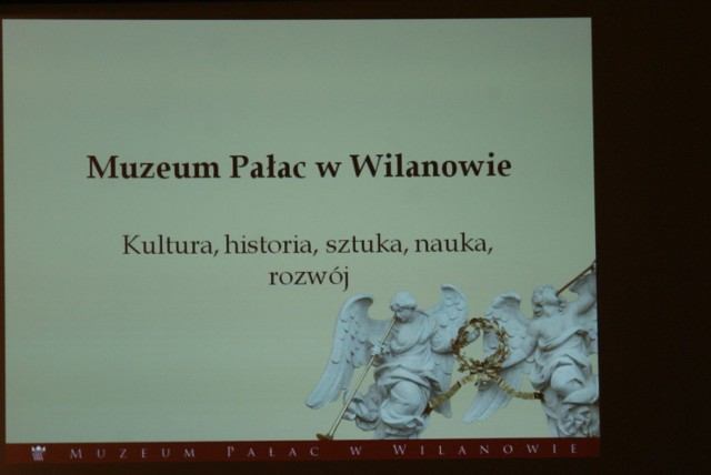 Plakat Muzeum Pałacu w Wilanowie. Fot. Henryk Czechowski BINFO