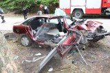 Wypadek w Rodakach. Trzy osoby w szpitalu