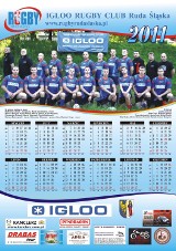 Rozdaliśmy kalendarze IGLOO Rugby Club Ruda Śląska