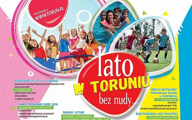 Sportowe wakacje w Toruniu