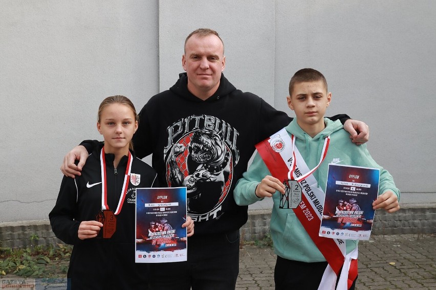 Dwoje zawodników klubu Champion Włocławek wróciło z medalami...