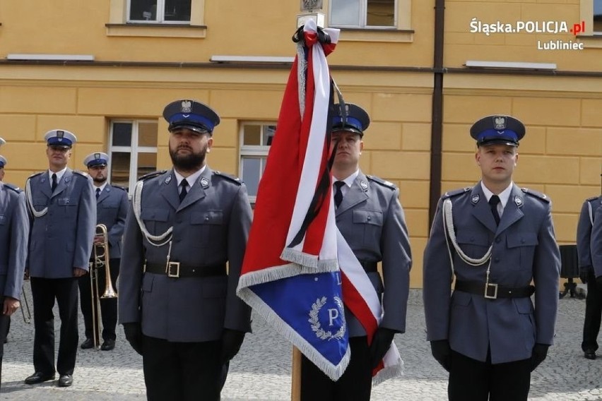 Święto Policji lublinieckiego garnizonu [ZDJĘCIA] Uroczystości odbyły się na terenie siedziby Zespołu "Śląsk" w Koszęcinie