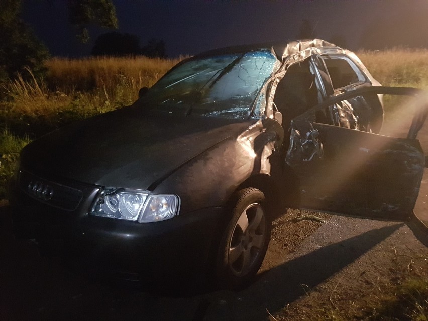 Kierowca, który spowodował poważny wypadek w Przeciszowie był w stanie po użyciu alkoholu