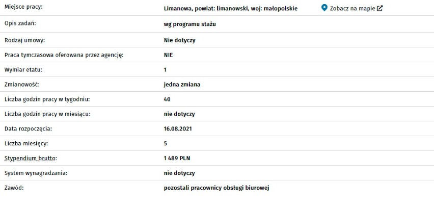 PRACOWNIK OBSŁUGI BIUROWEJ 
Numer: S t P r / 2 1 / 1 6 1...