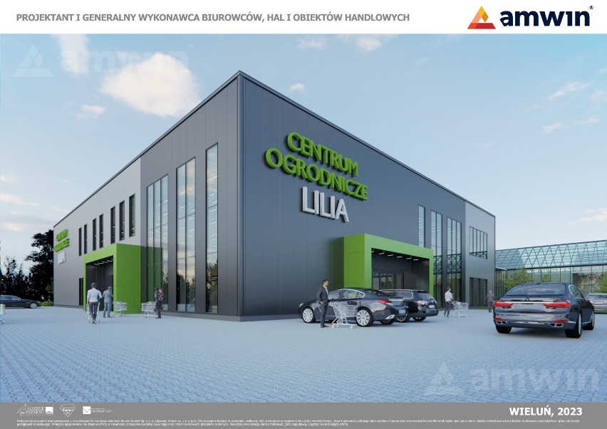 Nowa inwestycja na terenie kompleksu handlowego w Wieluniu. To obiekty Centrum Ogrodniczego "Lilia"