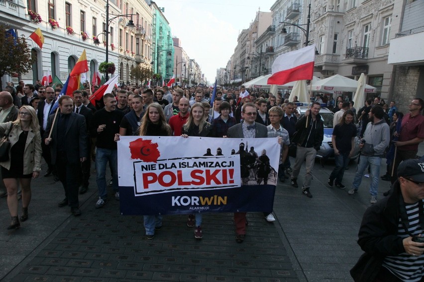 Demonstrację zorganizowała partia KORWiN
