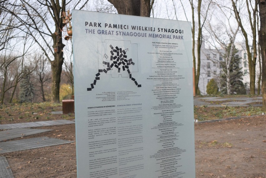 Uroczyste otwarcie Parku Pamięci Wielkiej Synagogi w Oświęcimiu