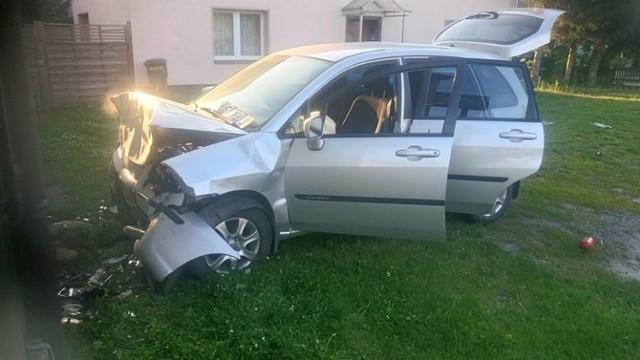 Wypadek w Wiązowie w gminie Strzelin