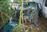 Wypadek w Sługocicach. Nie żyje 40-letnia kobieta, dwie osoby zostały ranne [wideo]