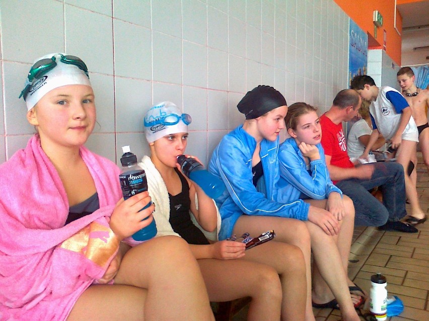 Pływacy z Wolsztyna, podczas Grand Prix Śremu