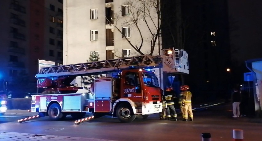 Kraków. Pożar przy ulicy Wileńskiej [WIDEO, ZDJĘCIA]