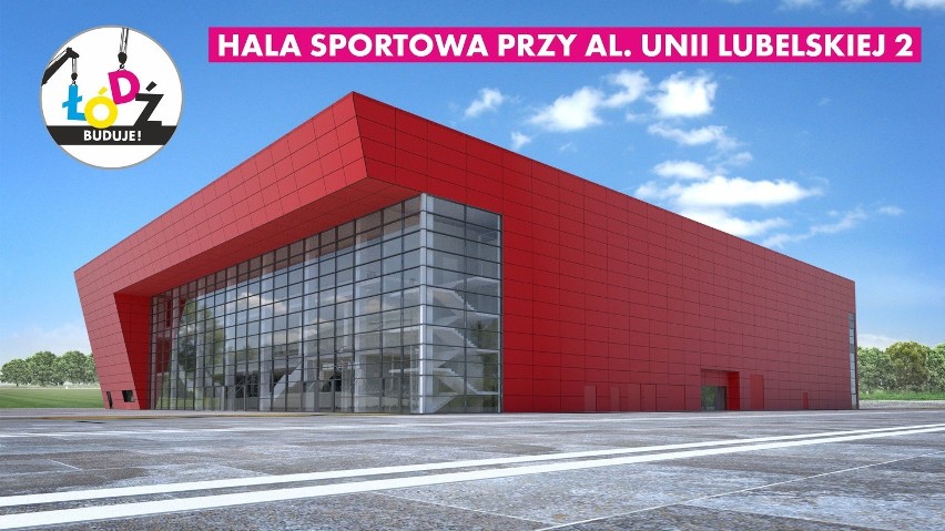 Nowa hala sportowa przy al. Unii w Łodzi - wizualizacje