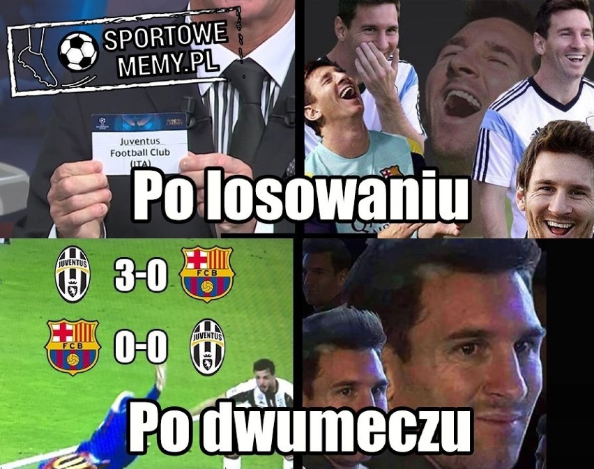 MEMY Barcelona - Juventus. Tym razem nie było remontady,...