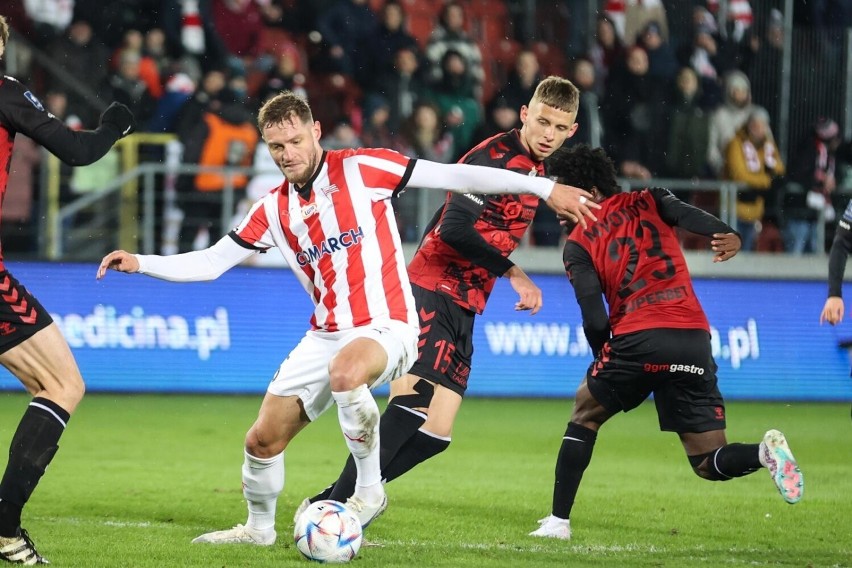 David Jablonsky (Cracovia) podczas meczu z Górnikiem Zabrze