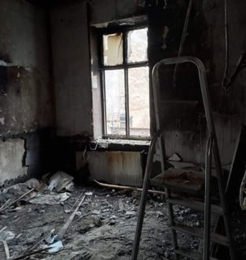 Pożar mieszkania na ul. Smolki w Przemyślu. Spalił się pokój 11-letniego chłopca. Ruszyła zbiórka pieniędzy na remont
