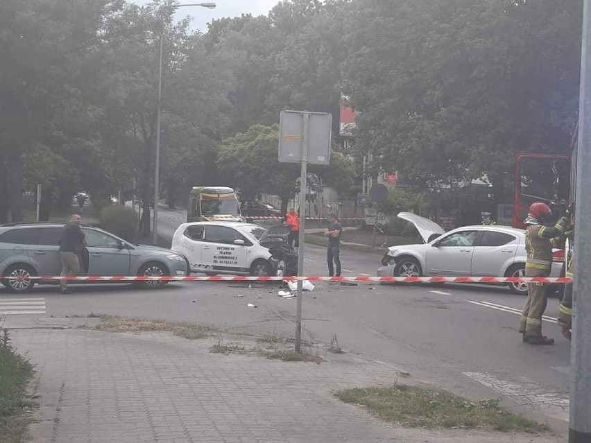 Zderzenie samochodów w Gorzowie. Tworzą się korki