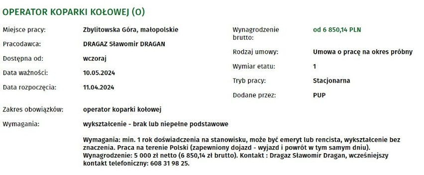 Najlepiej płatne oferty pracy z kwietnia w tarnowskim PUP. W Tarnowie i regionie poszukiwani m.in. budowlańcy, pielęgniarki czy mechanicy