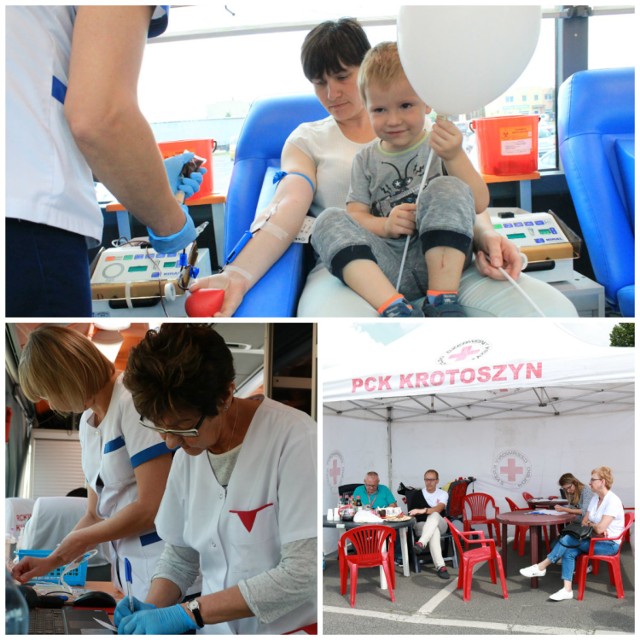 Akcja poboru krwi odbyła się we wtorek 15 maja pod hipermarketem Intermarché w Krotoszynie w mobilnym punkcie poboru krwi