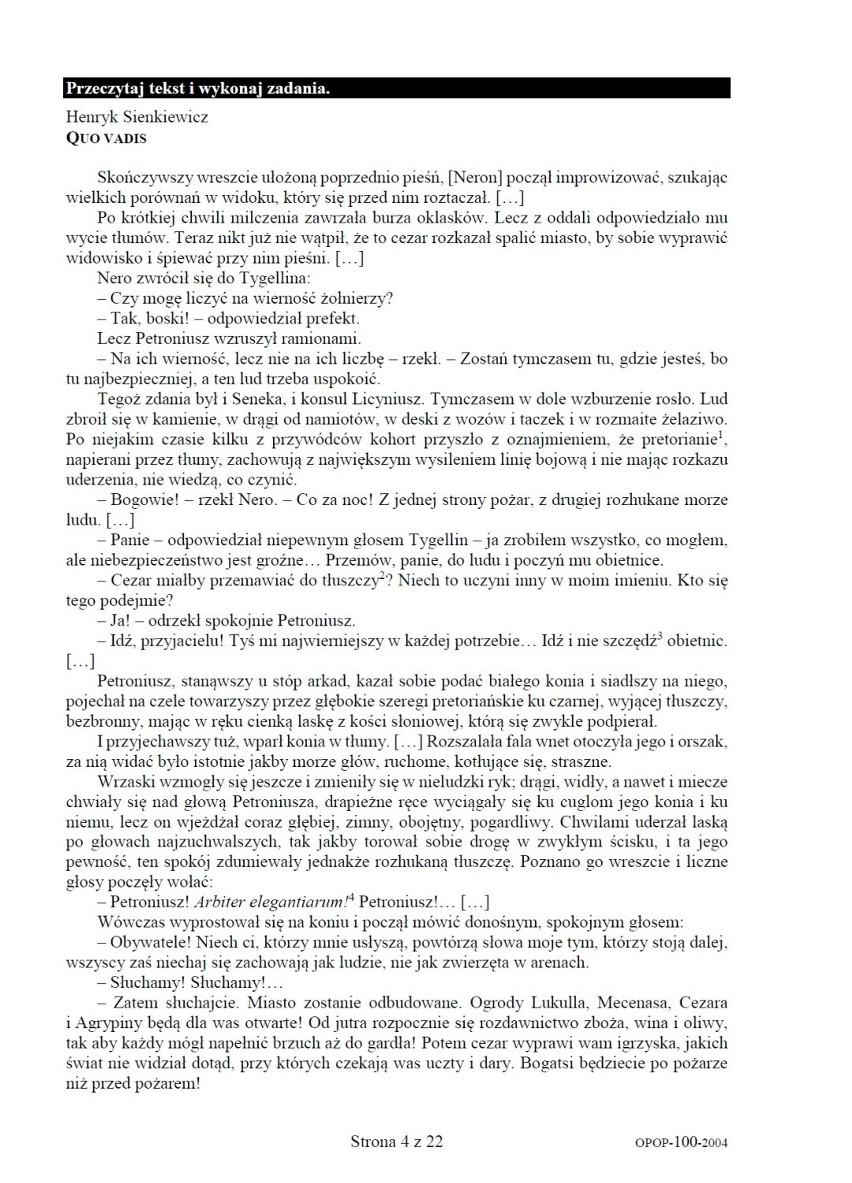 Egzamin ósmoklasisty z CKE 2020 polski. ARKUSZ i klucz odpowiedzi. Jakie tematy pojawiły się na teście z polskiego? 16.06.2020