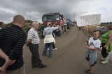 Mieszkańcy wiosek blokują dojazd na budowę drogi S-8