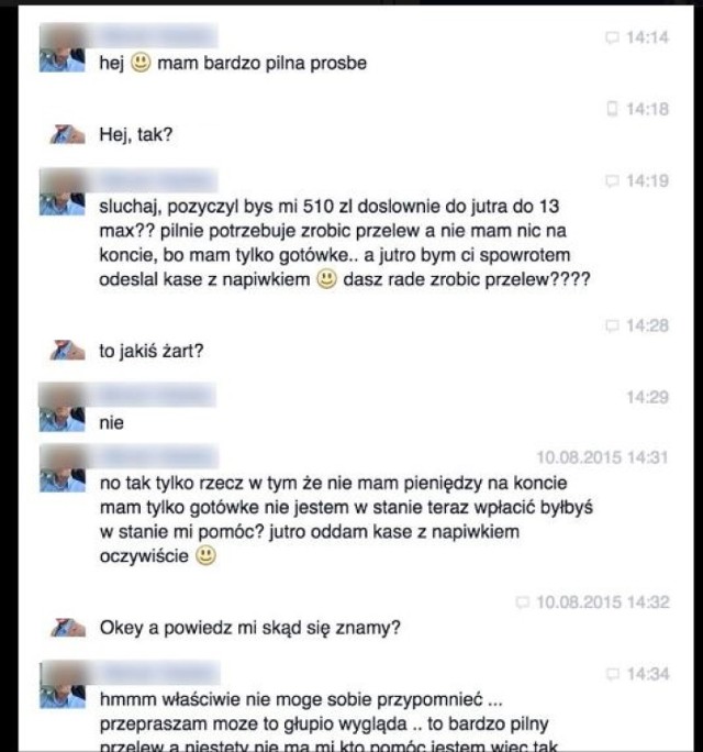 Oszustwo na "510". Wyjątkowo bezczelny przekręt na Facebooku [JAK SIĘ UCHRONIĆ?]