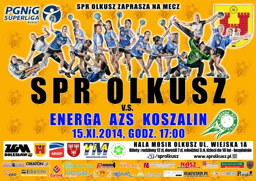 zapowiedź meczu Energa AZS Koszalin – SPR Olkusz