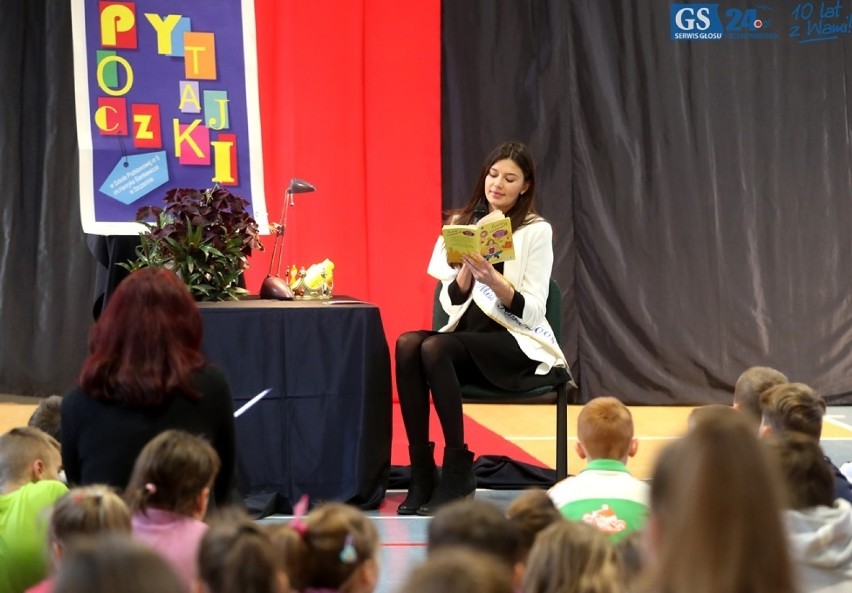 Klaudia Ungerman, Miss Polski ze Szczecina, czytała dzieciom [zdjęcia, wideo] 