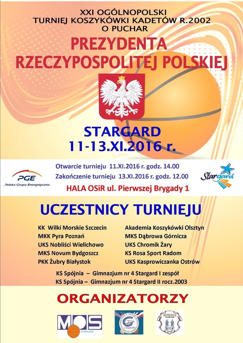 Koszykarski Stargard. Puchar prezydenta kraju pojechał na Śląsk [zdjęcia, wyniki]