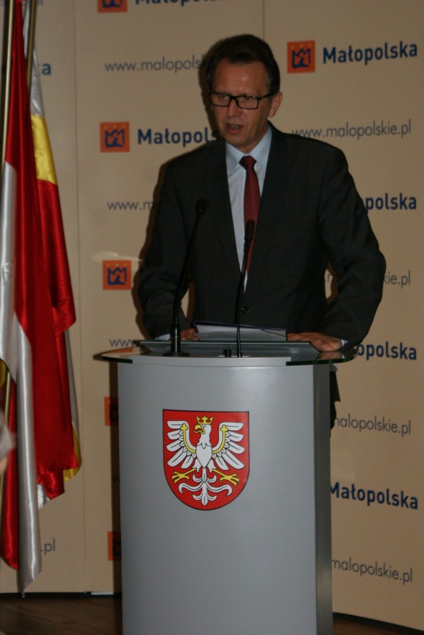 Pan Jacek Krupa członek Zarządu Województwa Małopolskiego.