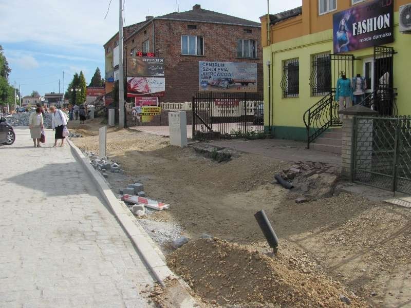 Modernizacja ulicy 3 Maja w Myszkowie 2013
