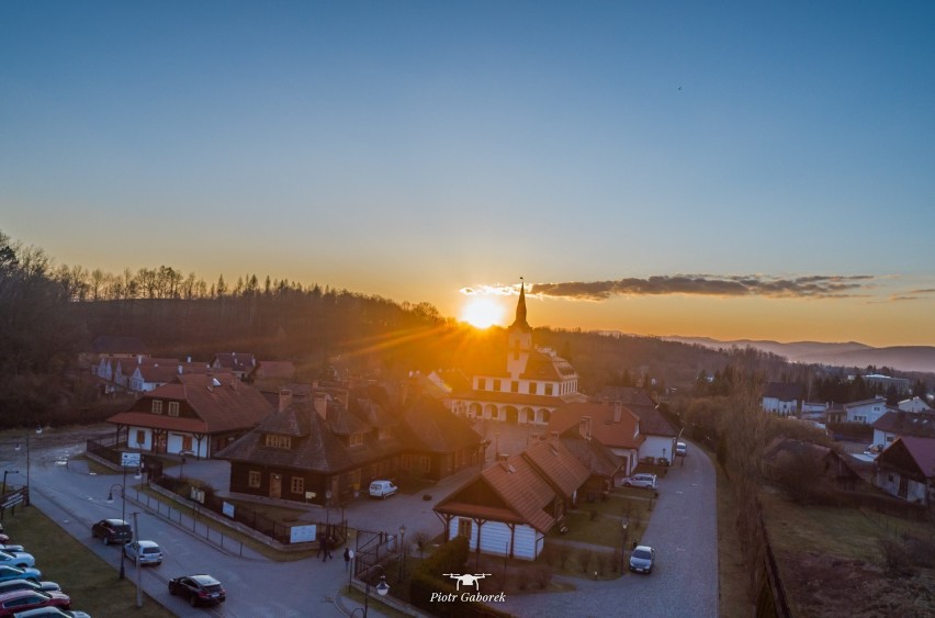 Nowy Sącz na zachwycających zdjęciach wykonanych z lotu ptaka