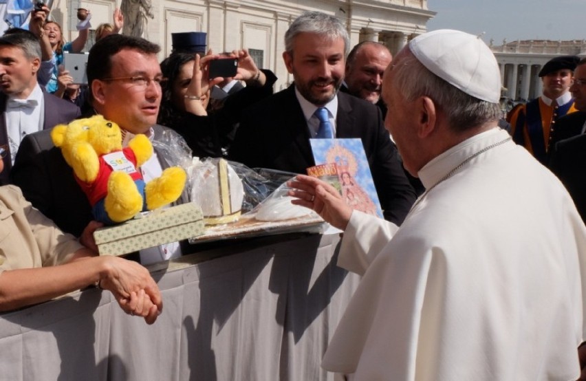 Oliwskie Słoneczko na audiencji u papieża Franciszka