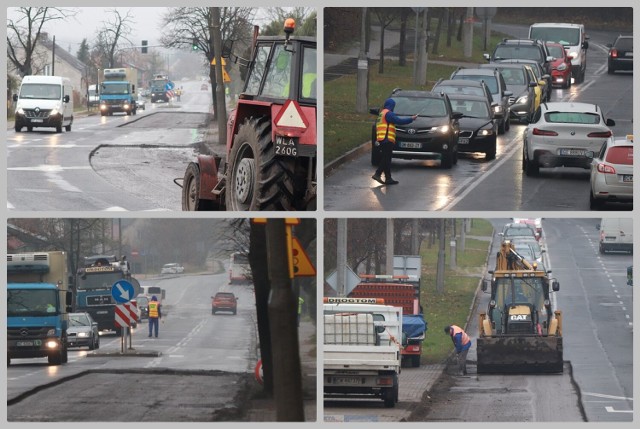 Remont ulicy Lipnowskiej we Włocławku.