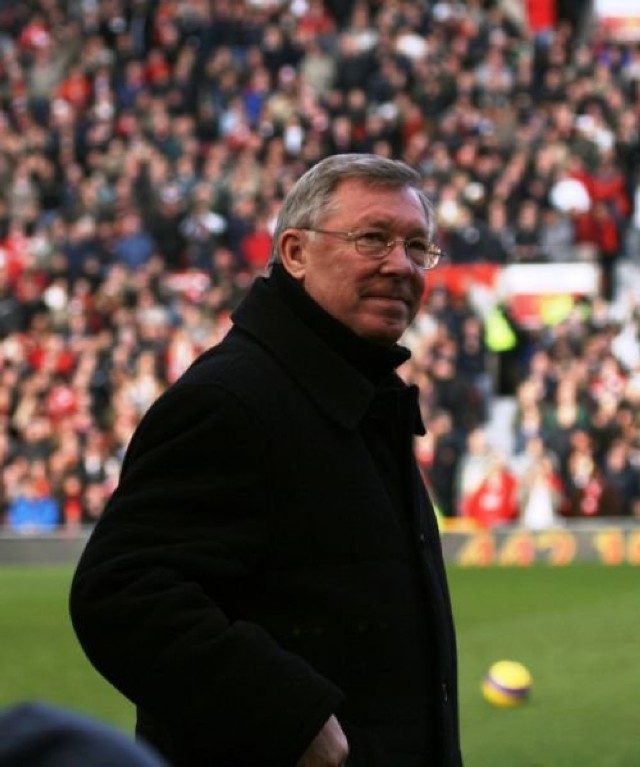 Menedżer Manchesteru United, sir Alex Ferguson
