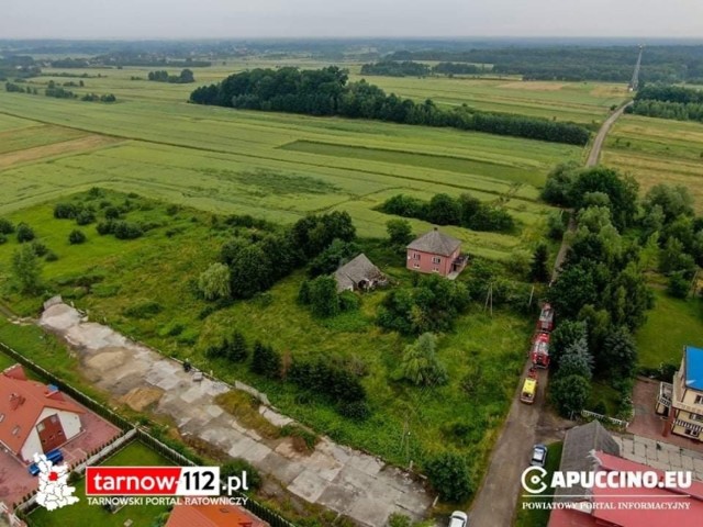 Pożar stodoły w Łoponiu, 26.06.2021