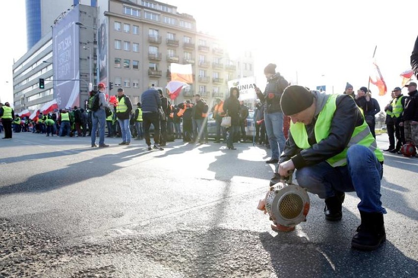 AgroUnia protestuje w Warszawie