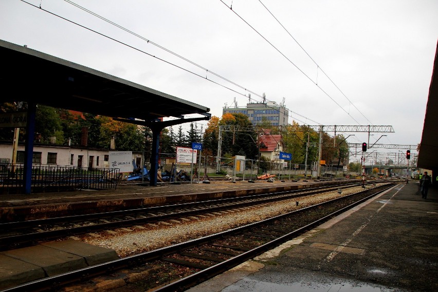 Trwa modernizacja na stacji kolejowej w Zielonej Górze [zdjęcia]